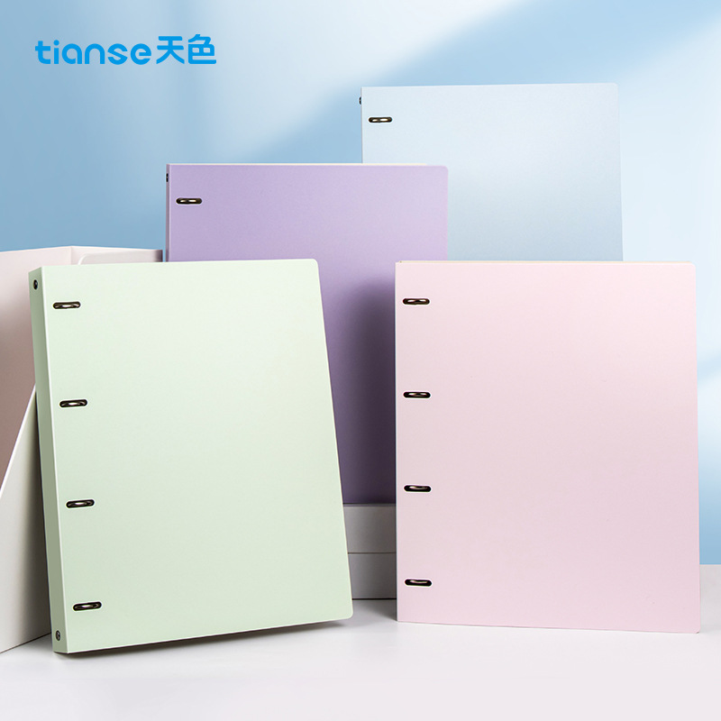 空色ドーパミン色A4バインダーケース二穴二穴四穴スピードクリップa4パンチ2穴ファイル