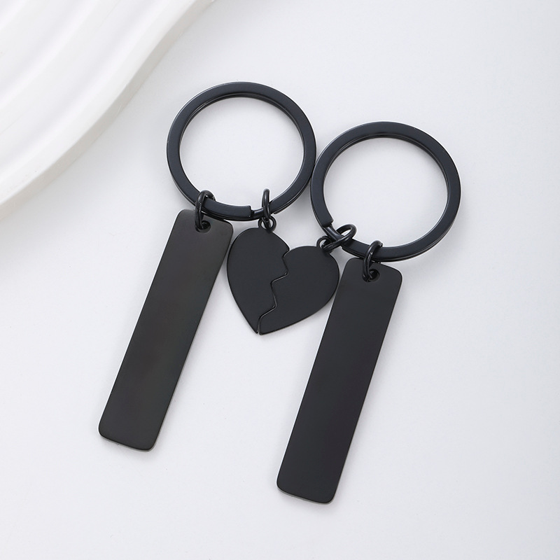 40g Weight Keychain Classification 201 Stainless Steel Material Geometric, Customization Laser Engraving Pattern Retro Classic Style Geometric Customization Laser Engraving 201 Stainless Steel Plating Unisex Bag Pendant Keychain 3
