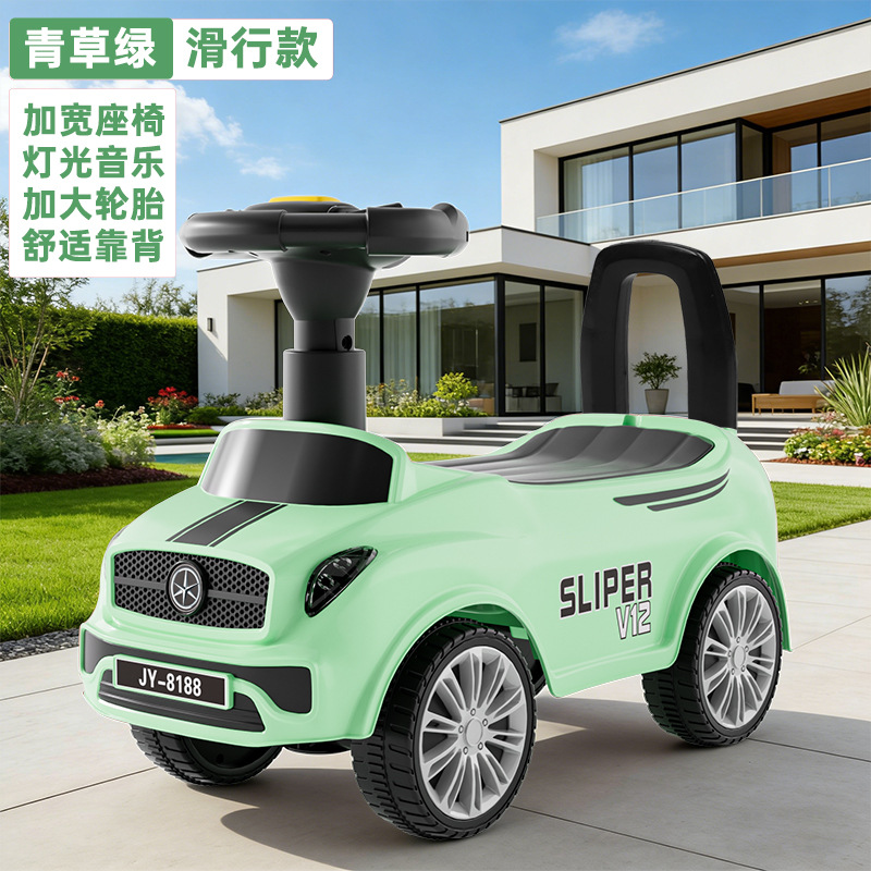Niños de cuatro ruedas de torsión anti-rollback, artefacto mágico para niños de 1 - 5 años de edad, patina con empuje, se puede sentar y deslizarse