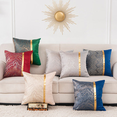 跨境辦公室沙發午睡靠枕北歐簡約輕奢沙發方形抱枕套批發車用腰靠