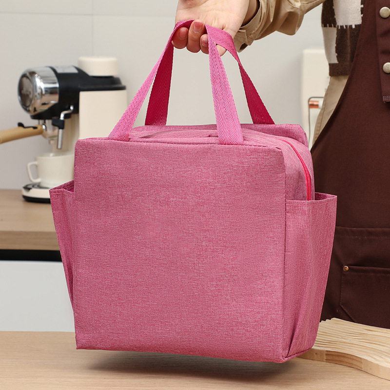 Bolsa de almuerzo portátil de gran capacidad de bolsas de almuerzo de aislamiento térmico, bolsa de almuerzo de aluminio para llevar al trabajo y la escuela, bolsa de almuerzo de aluminio, bolsa de preservación fresca