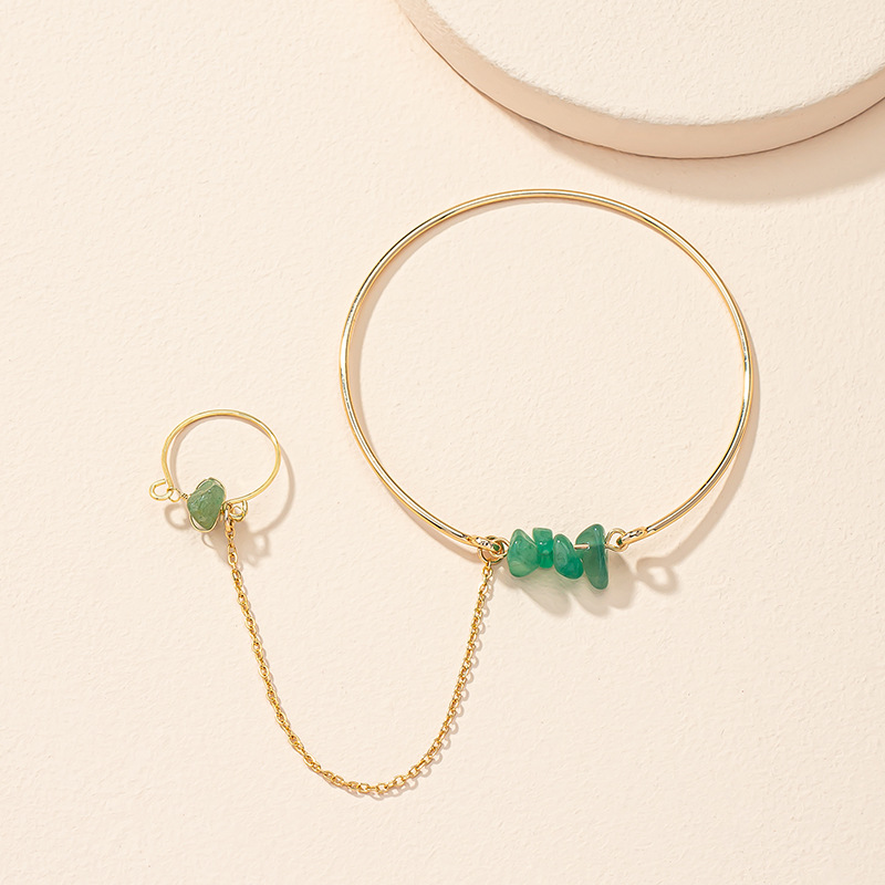 Simple stone bracelet womenu0027s niche design ring bracelet jewelry