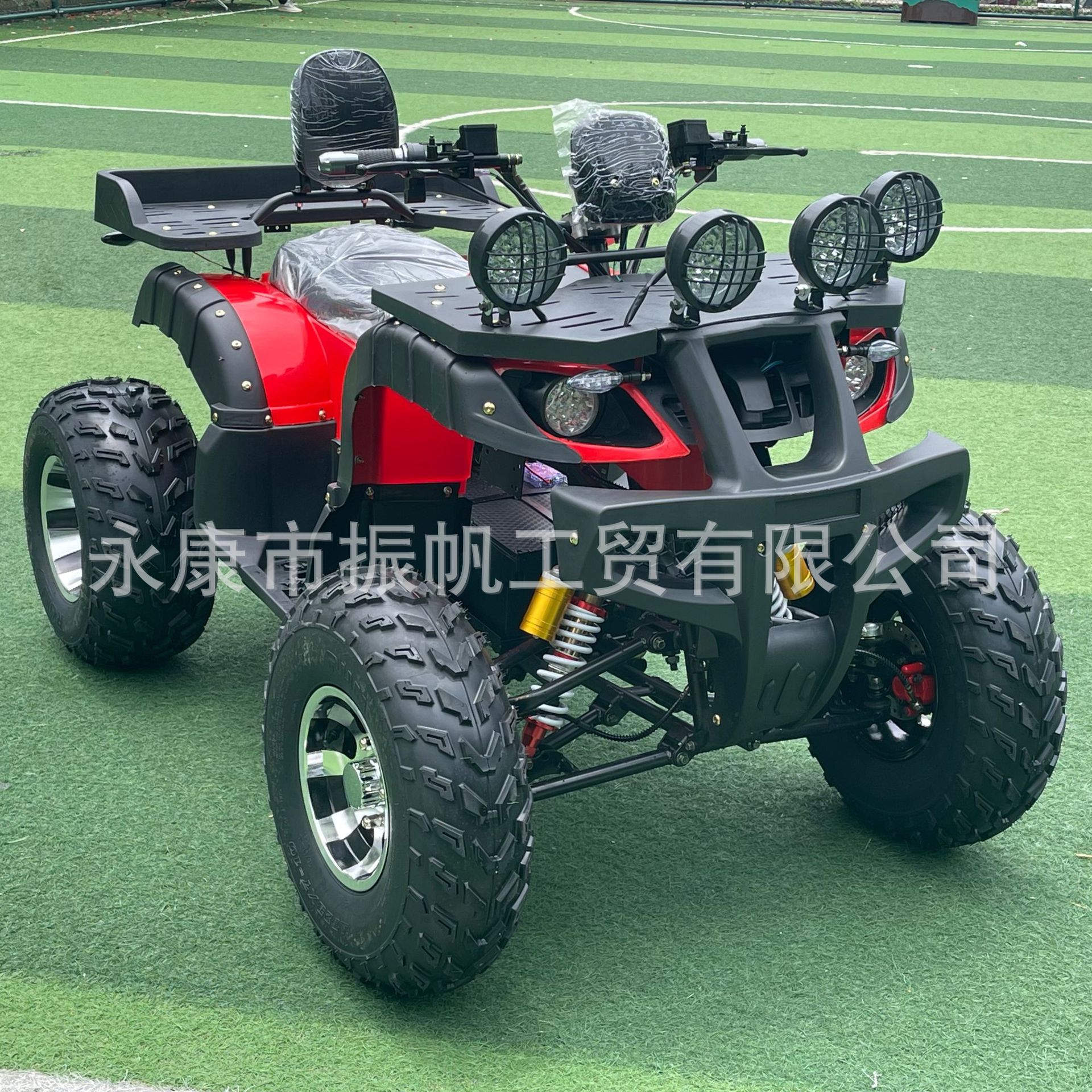 Vehículo eléctrico de playa de cuatro ruedas de alquiler 72V eje de transmisión ATV cross-country jungle wagon kart