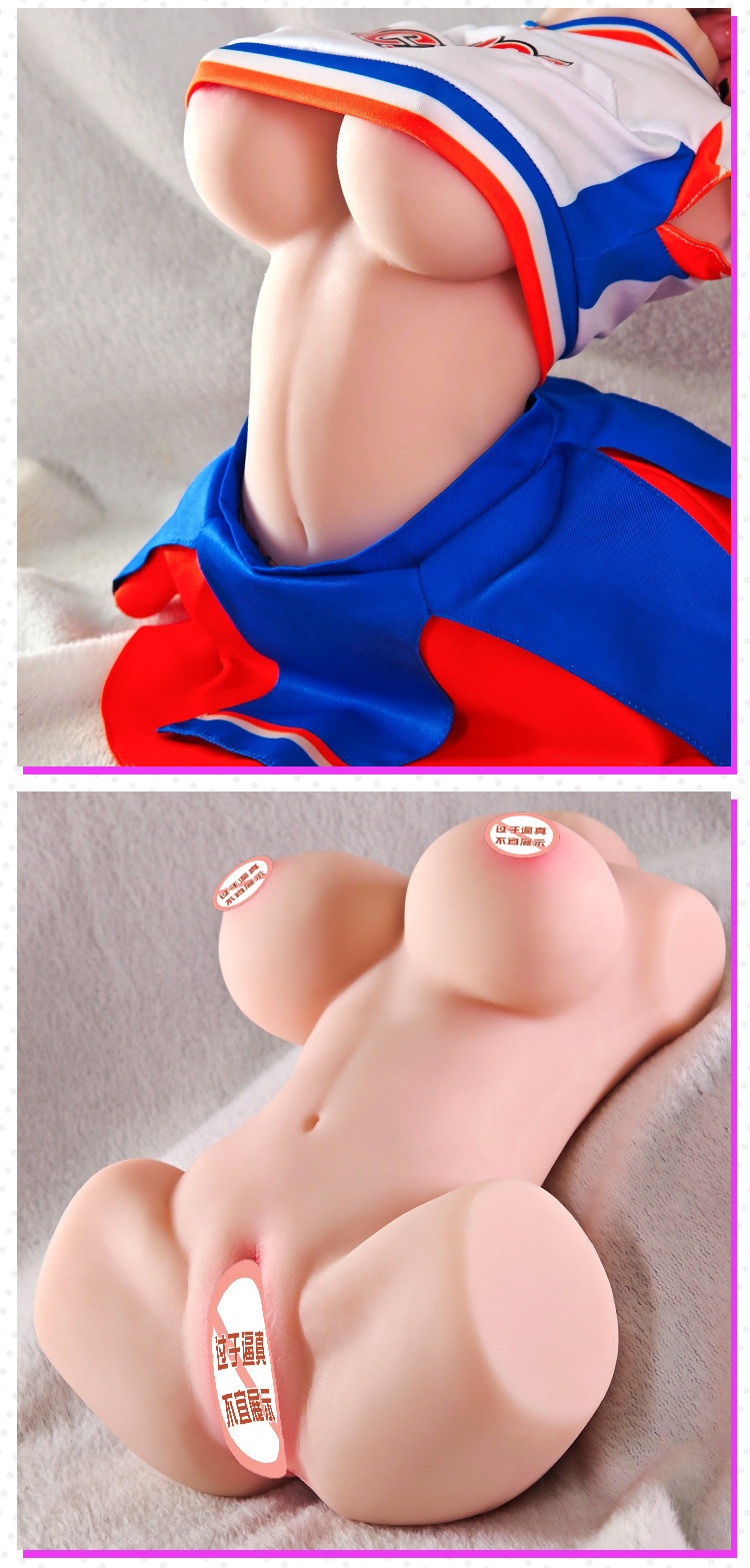 Male Masturbator Half-Body Doll TPE Manual Pleasure Toy Flesh-Colored — detail image 33
