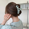 Hair accessory, big hairgrip, matte crab pin, shark, ponytail, Korean style, new collection, simple and elegant design