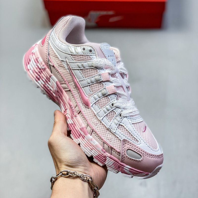 High-Quality P-6000 Retro Dad Shoes Mesh Breathable Fashion Versatile Men's and Women's Cushioning Lightweight Casual Sports Shoes