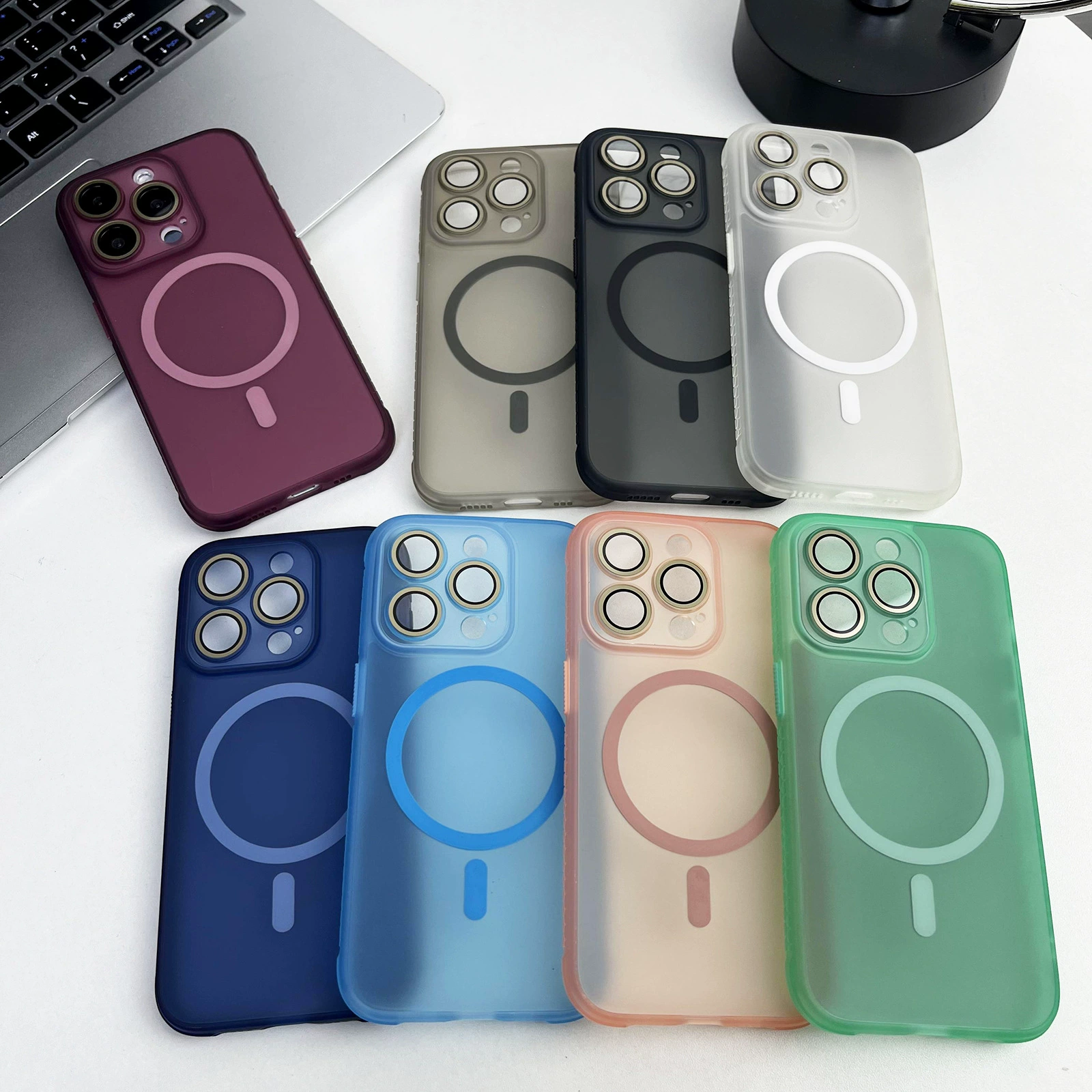 Чехол совместимый с Apple, матовый iPhone 14, защитный чехол, айфон, 17прям, защита осенью