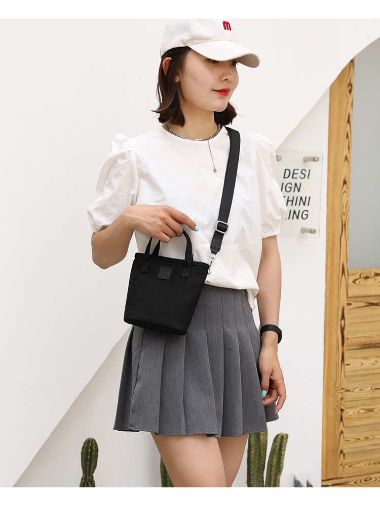 Crossbody bag, women's fashionable and trendy single-shoulder bag, street cool and versatile bucket bag, commuting waterproof phone bag, handbag undefined