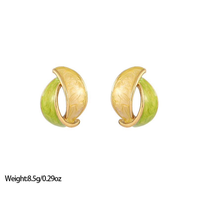 9g Weight Titanium Steel Ear Needle Material Earrings Classification 1 Pair Quantity Holiday, Daily Occasion Titanium Steel Material Geometric Pattern All Seasons Season Women's Gender Plating Design Vacation, Classic Style Style 1 Pair Vacation Classic Style Geometric Plating Titanium Steel Earrings 14
