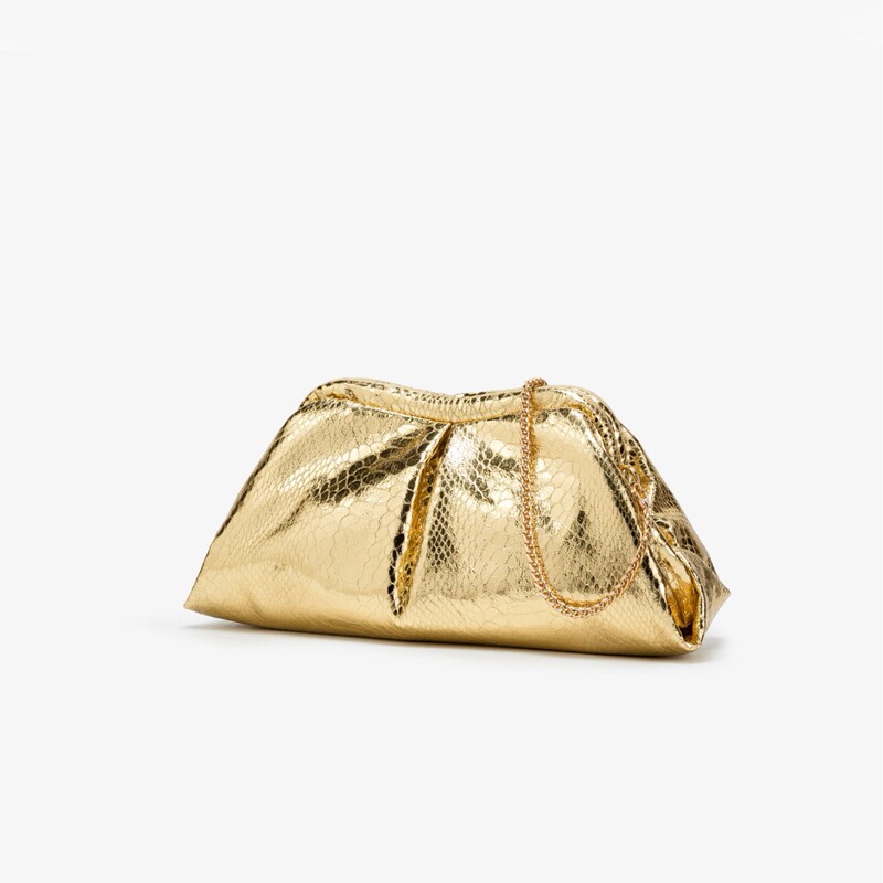 2025 New Snake Pattern Clip Bag Cloud Bag Chain Shoulder Crossbody Bag Women's Bag Cross-border Women's Bag 2025 New Snake Pattern Clip Bag Cloud Bag Chain Shoulder Crossbody Bag Women's Bag Cross-border Women's Bag