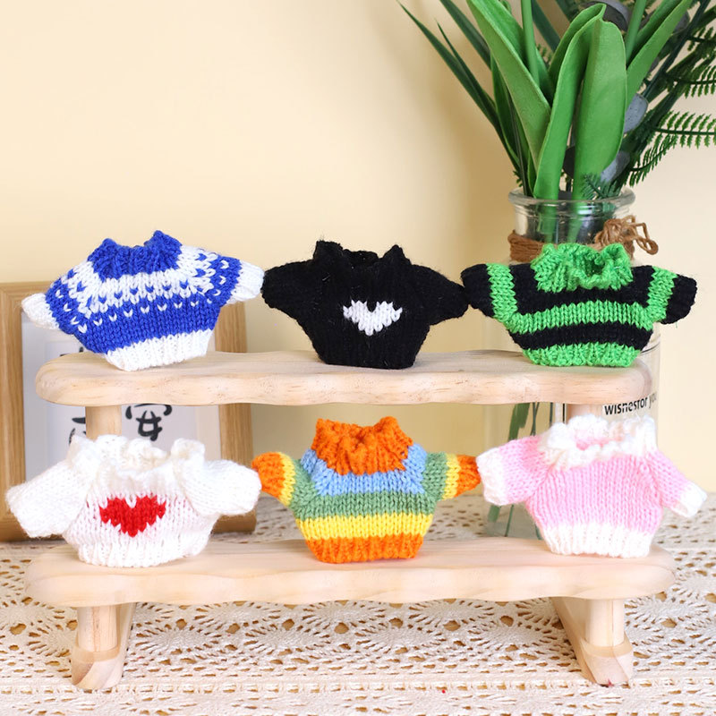 小号玩偶替换毛衣20cm公仔卫衣毛绒玩具衣服配饰娃娃衣服批发定制