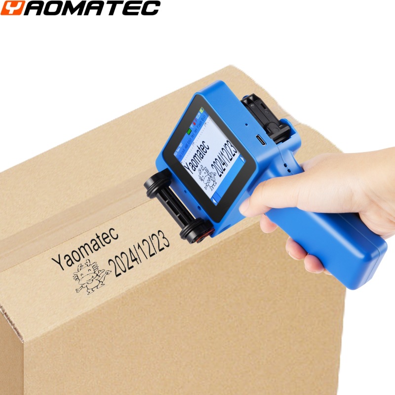 New handheld inkjet printer + black quick-drying ink cartridge