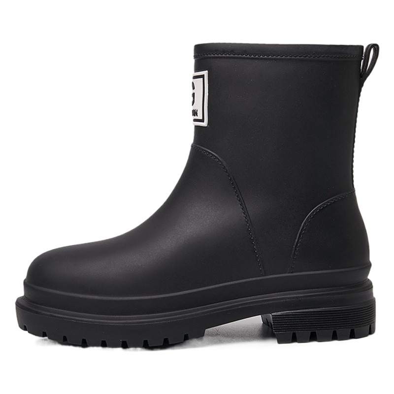 Botas de lluvia Augu Shiden para mujer, novedad de verano 2026, botines cortos de suela gruesa estilo Martin, botas de lluvia modernas para exteriores para adultos, estilo INS.