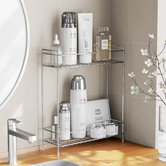Bathroom shelf without drilling, dressing table floor stand, washbasin cosmetic storage rack, toilet shelf holder