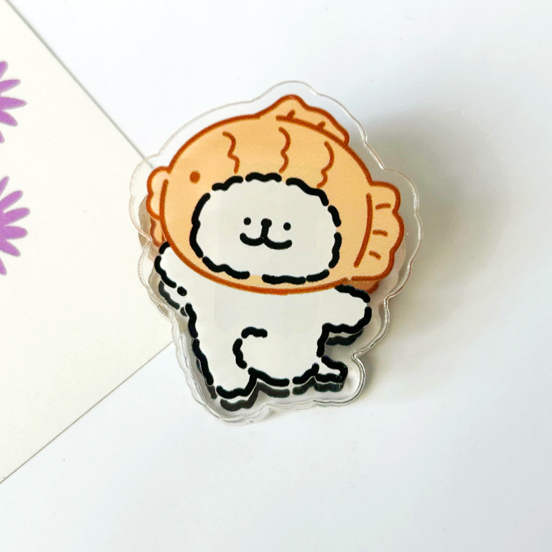 CC-PPJ87 해피 노랑 민어 흰 개