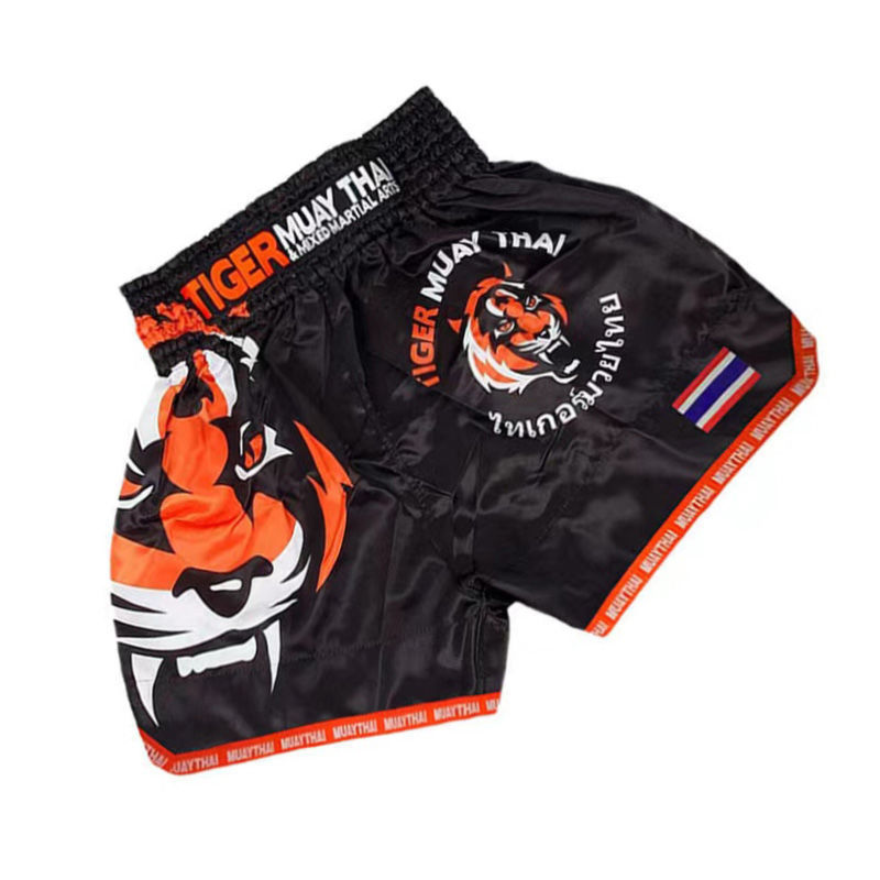 Fitness sports pants Muay Thai shorts professional boxing Sanda suit training competition fighting shorts men and women