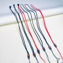 红木桶项链绳吊坠绳DIY编织伸拉吊坠挂绳蜜蜡翡翠玉饰玉坠毛衣链