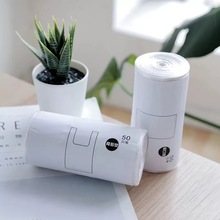 手提式垃圾袋家用常规分类背心大号中号码白色透明塑料酒店用