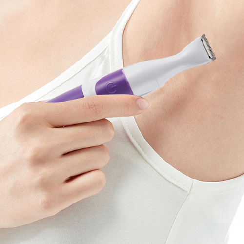 Dual-purpose Electric Hair Removal Epilator Women's Hair Removal Epilator Portable Hair Shaver Battery-powered Model Cross-border New Arrival