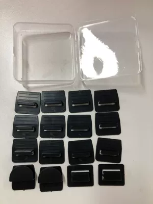Suitable for Tesla model3/Y/3 Sunroof and accessories - black-buckle-16set