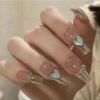 Nail stickers, removable fake nails for nails, 24 pieces, ready-made product, internet celebrity