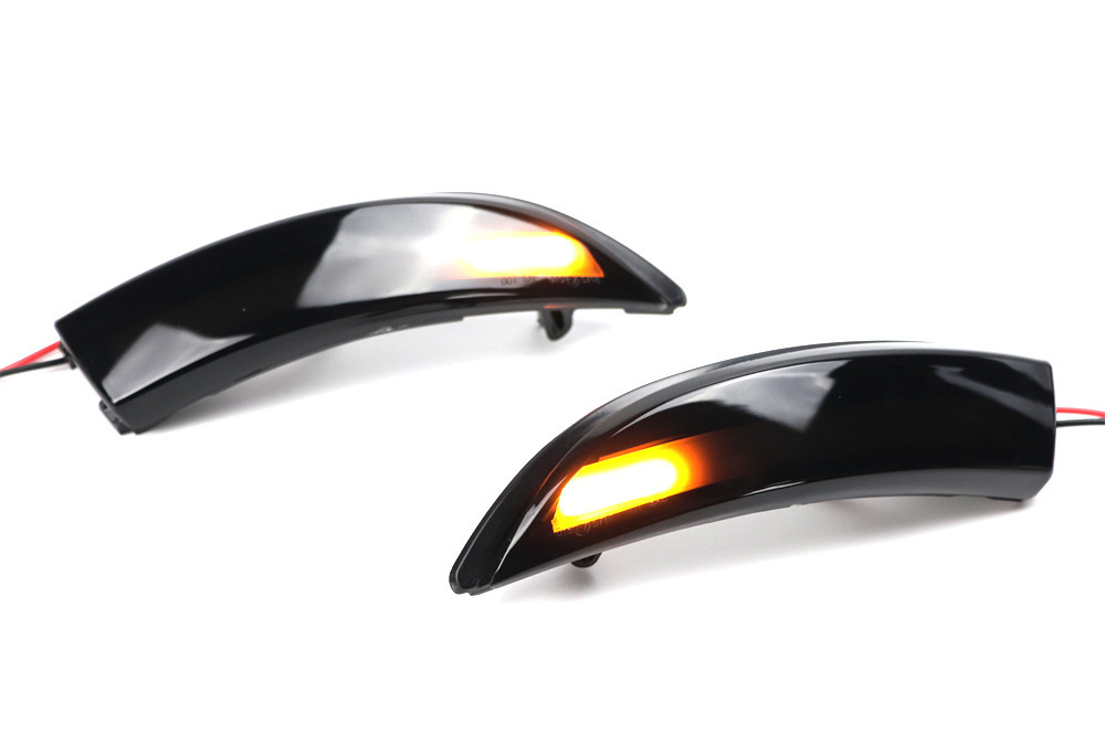 Suitable for Ford Fiesta Rearview Mirror 2009-2014, Dynamic Led Turn Signal Indicator Light with Flowing Yellow Light