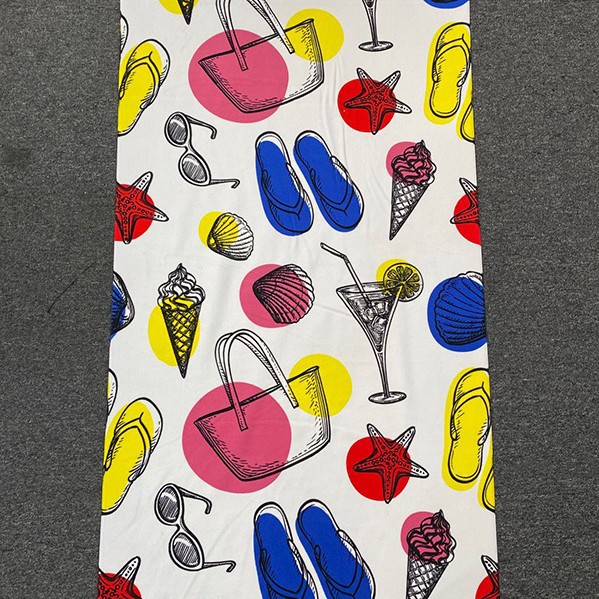 Toalla de baño de estilo europeo y americano falda de baño tendencia de frutas toalla de playa de natación toalla de playa de microfibra para adultos ventas directas de fábrica