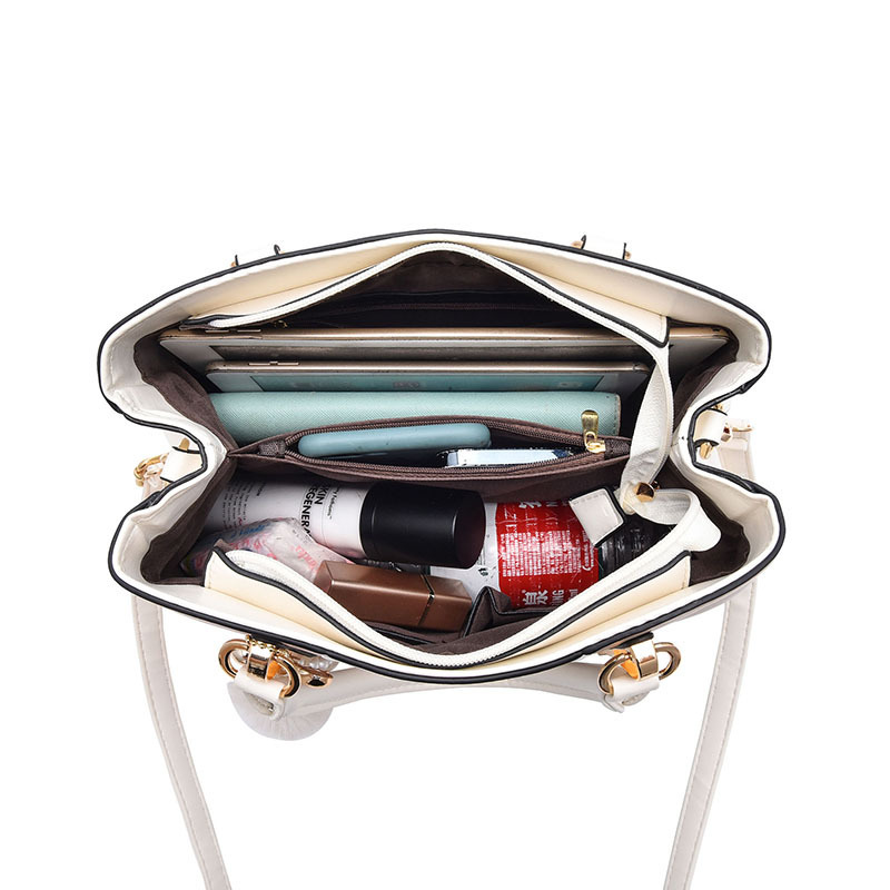 [Cross-Border Women's Bag] 2025 New Fashion Elegant Women's Handbag Korean Style Large Capacity Shoulder & Crossbody Bag For Middle-Aged Women - Thumbnail 4