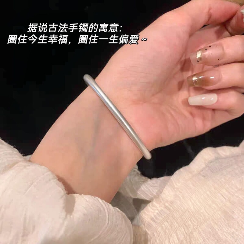 Bracelet Women's Simple Niche Design High-end Sense 2024 New Ancient Farm Ring silver Bracelet Accessories Bracelet Women's Simple Niche Design High-end Sense 2024 New Ancient Farm Ring silver Bracelet Accessories