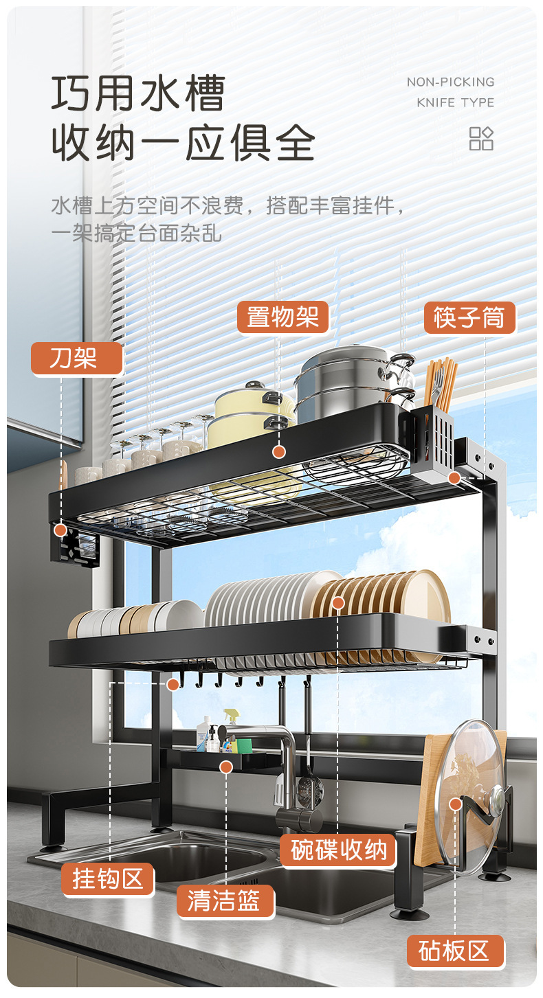 复制_厨房水槽置物架台面碗盘收纳架多功能洗碗架.jpg