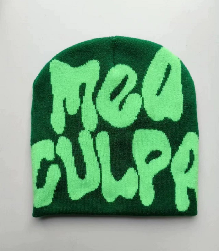knitted winter beanie, woolen hip-hop style, unisex warm hat, multiple color patterns