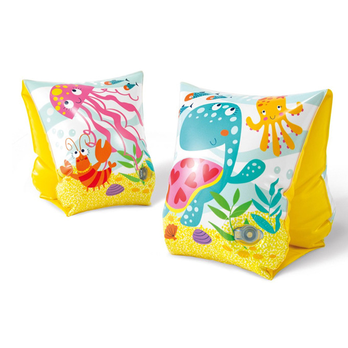 Productos originales genuinos INTEX de dibujos animados anillo de brazo para niños anillo flotante anillo de natación manga de agua manga de mano 56666