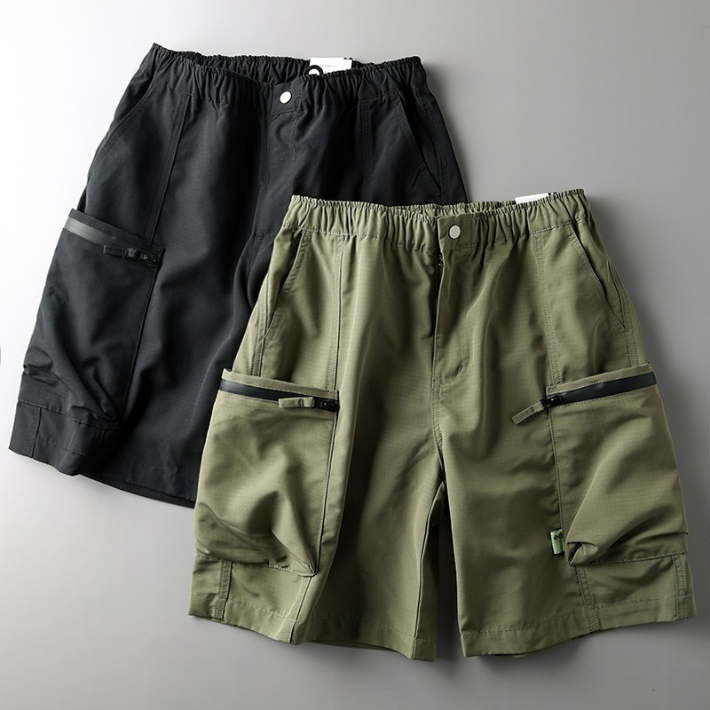 Men's Summer Thin Loose Casual Sports Shorts Functional Cargo Shorts with Pockets Cross-Border