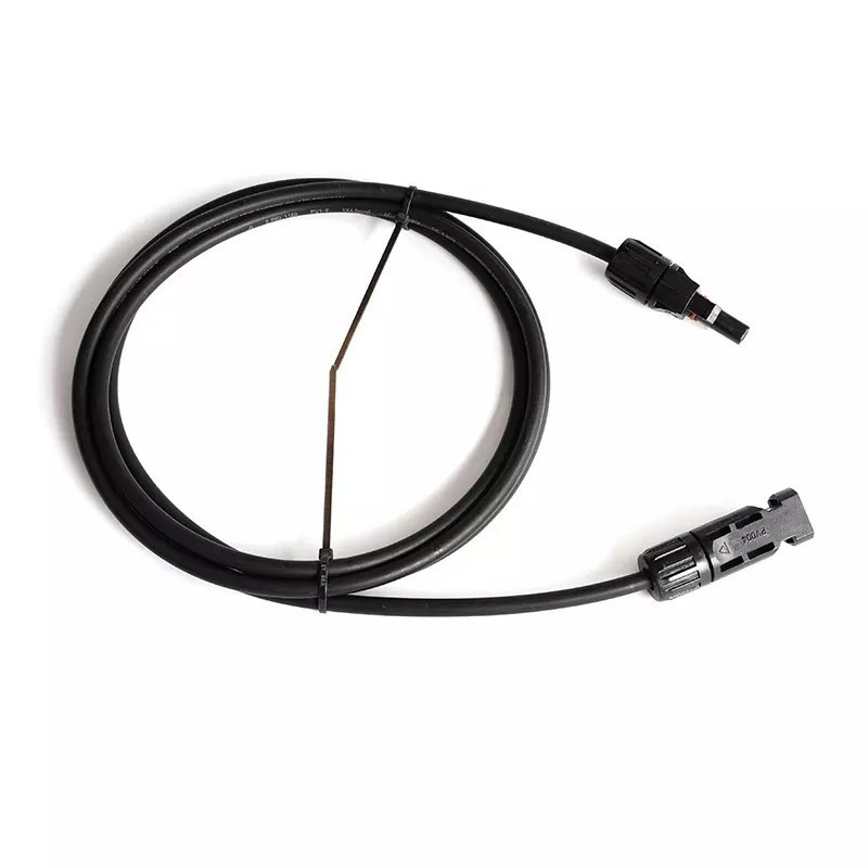 供应太阳能MC4延长线公母插头6平方太阳能光伏MC4连接器光伏电缆