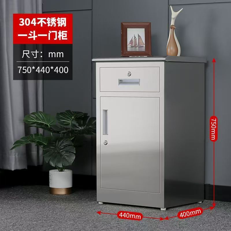 304 acero inoxidable gabinete bajo laboratorio armario móvil armario de almacenamiento hospital cajón de herramientas al aire libre con cajón de bloqueo