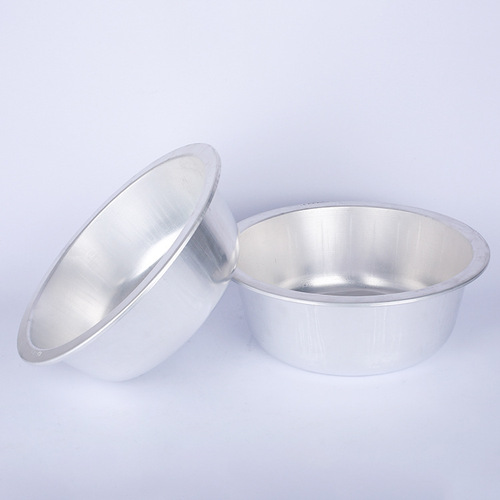 Old-fashioned thickened aluminum basin, large basin, household kitchen, large aluminum basin, small aluminum basin, vegetable basin, boiling medicine, pure aluminum laundry face wash basin