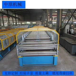 双层压瓦机带码垛 全自动冷弯成型机械设备 彩钢瓦成型机