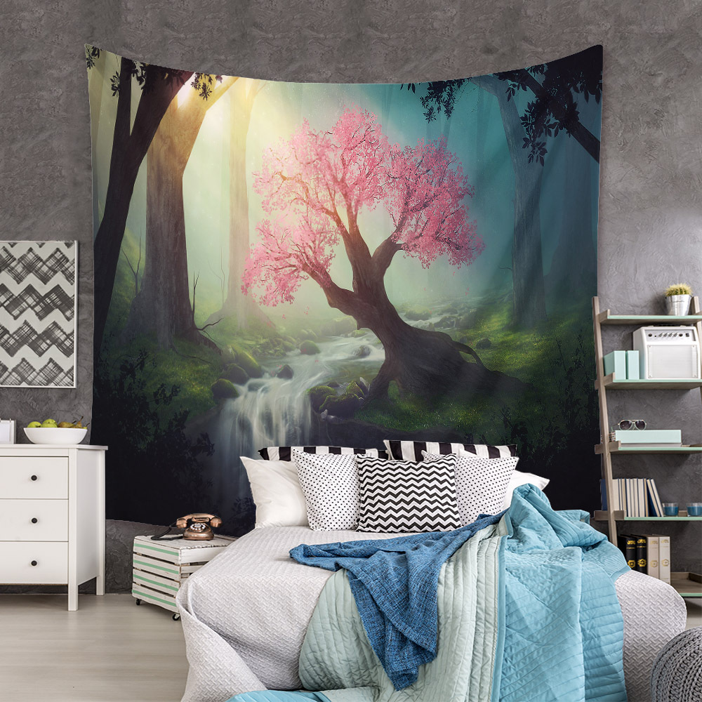 Fashion Landscape Wall Decoration Cloth Tapestry Wholesale Nihaojewelry display picture 141