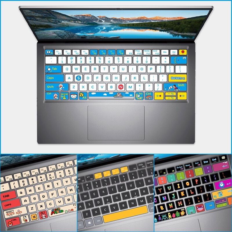 For Dell Laptop Keyboard Sticker Lingyue 14Pro 5410 5415 13Pro 5320 Cartoon