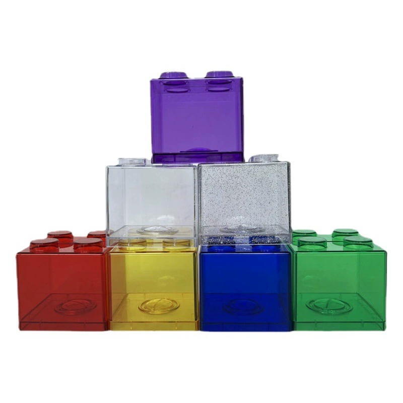 Точечные штабелируемые и расщепляемые строительные блоки-Копилка детские игрушки сменный банк раннее образование использование строительных блоков-копилка