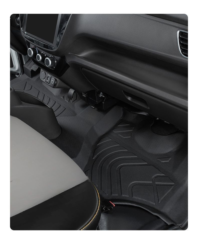 Suitable for Futian Xiangling m2 Single Row Car Foot Mat m1 Double Row Small Truck Surrounding Car National Six Tpe Foot Pedal