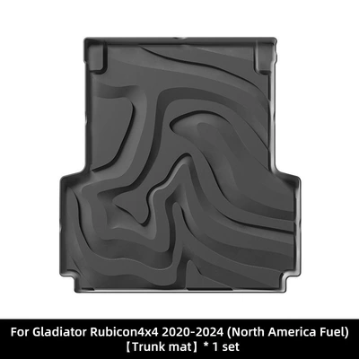 Suitable for 20-24 Jeep Modelə uyğun ayaqaltı - 20-24-gladiator-fuel-version-rear-bucket-pad-north-america