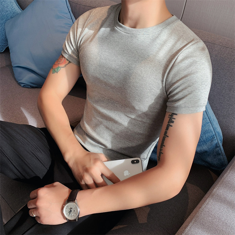 Unbranded T-shirt Slim Fit Grey