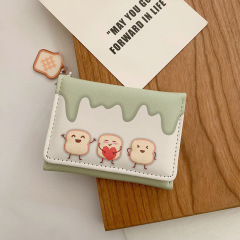 韓版錢包女短款硬幣包可愛卡通個性創意學生少女心斜挎休閒錢包