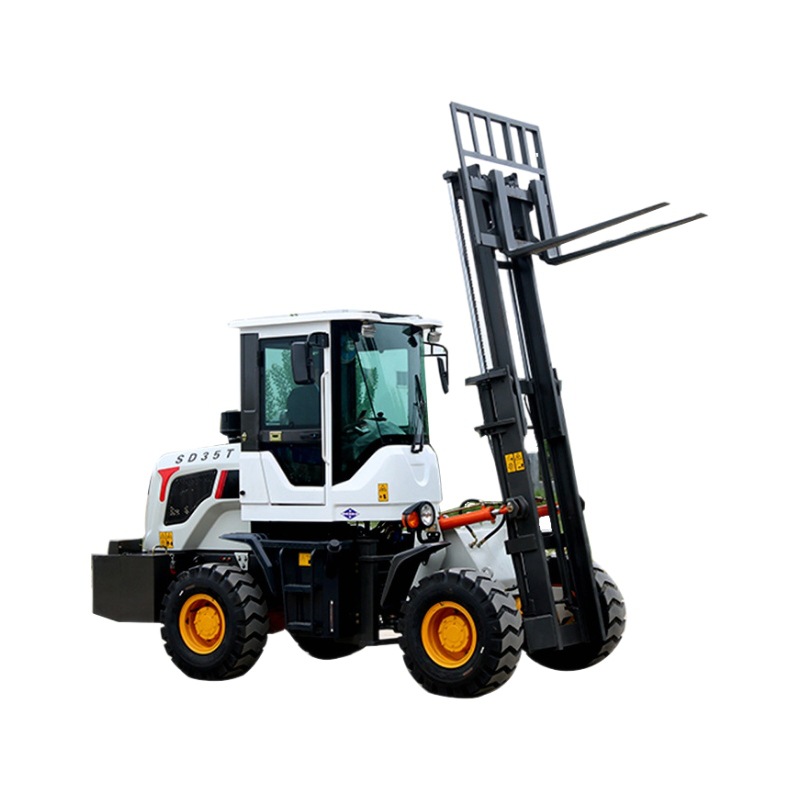 4WD 3 toneladas 5 toneladas 6 toneladas diésel integral grúa de cola de combustión interna 3,5 toneladas carga y descarga de carretilla elevadora