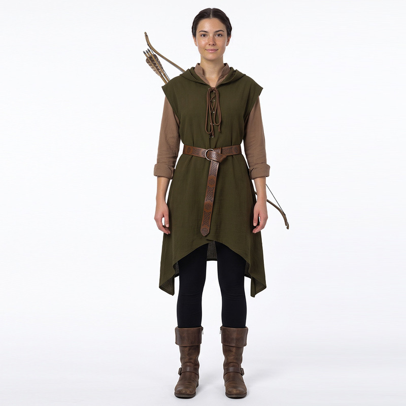 [in Stock] Renaissance Pirate Vest Knight Cosplay Costume Halloween Retro Viking Vest