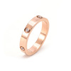 Advanced wedding ring stainless steel for beloved, 2023, internet celebrity, high-quality style, does not fade, 5mm