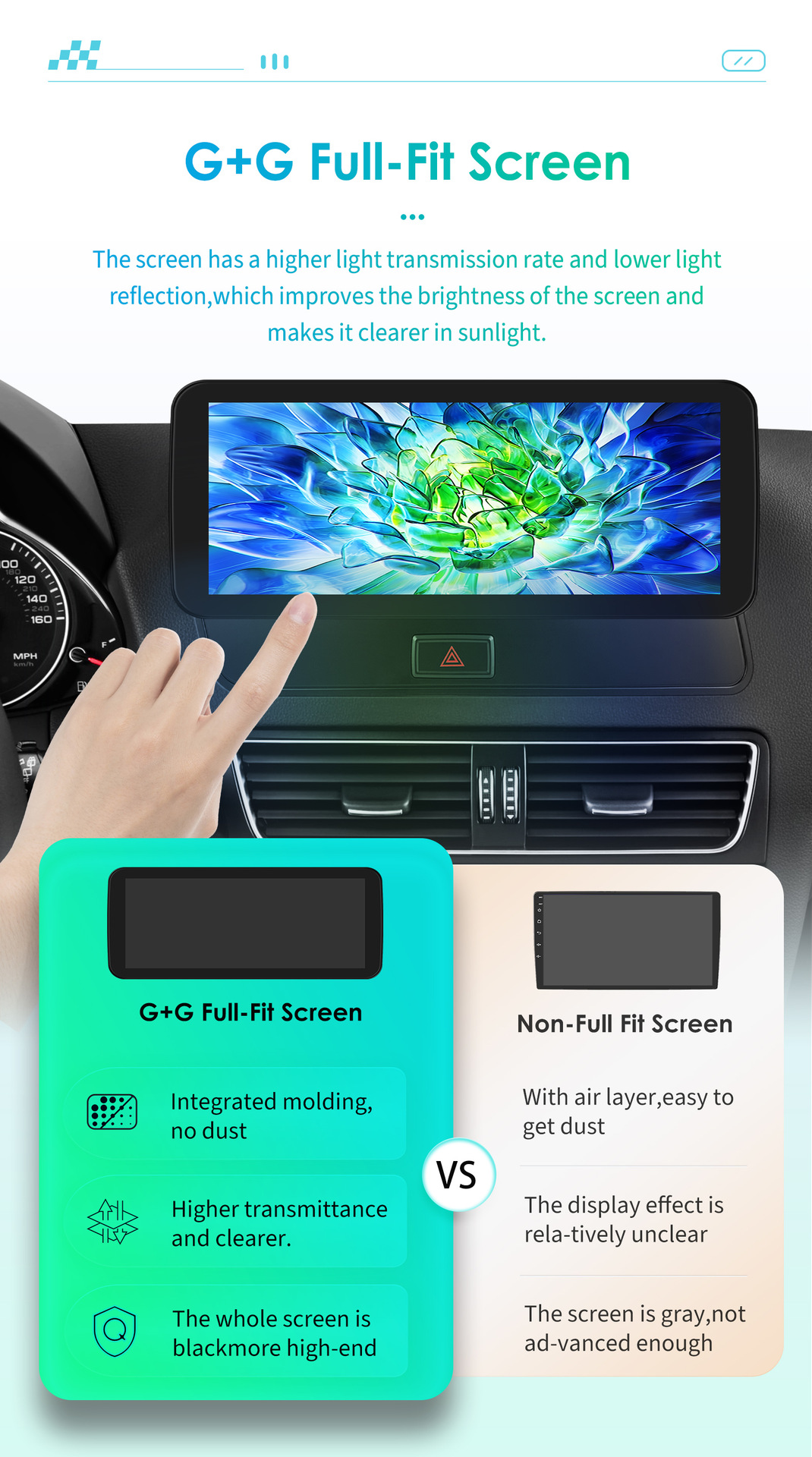 Suitable for 09-16 Audi Q5 Android large screen central control display navigation reversing image all-in-one machine
