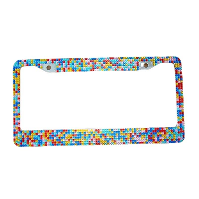License Plate Frame, Colorful – License plate holder/license plate holder