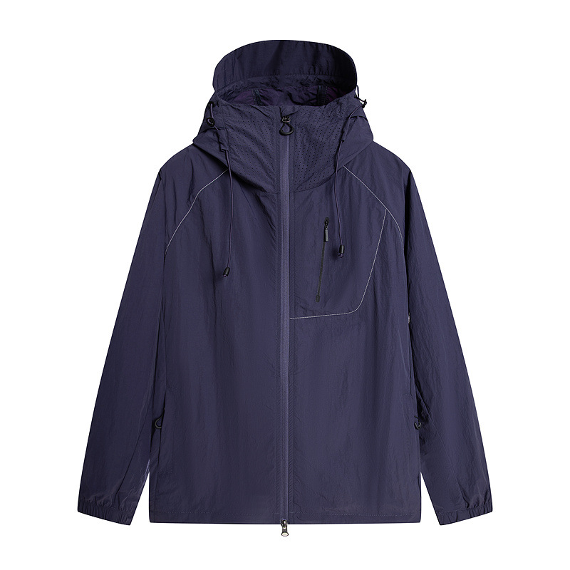 Nueva ropa de protección solar antibacteriana 7A para hombres y mujeres, estilo pareja, ropa de verano para el cuidado de la piel, ropa de protección solar con capucha, compra al por mayor transfronteriza en grupo